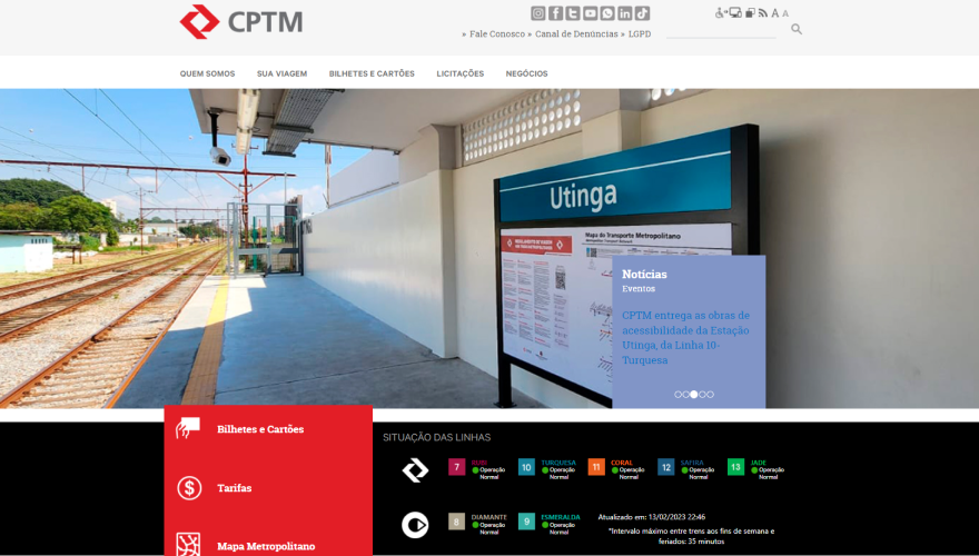 Tela CPTM